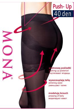 Formáló harisnya Mona Push-Up 40 napos XL