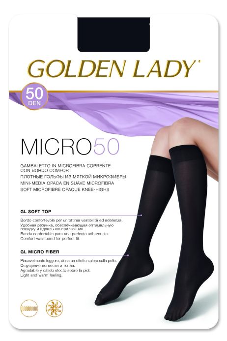 Térdzokni Golden Lady Micro 50 den