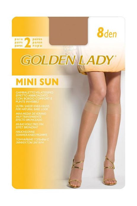 Térdzokni 2 db Golden Lady Mini Sun 8 nap