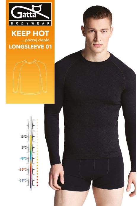 Férfi póló Gatta 43027 Keep Hot Longsleeve Men