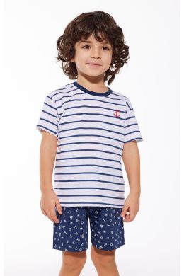 Fiú pizsama Cornette Kids Boy 801/111 Marine 98-128