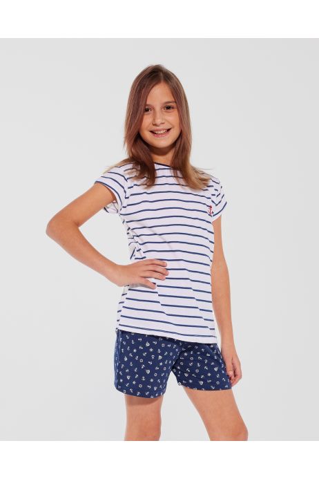 Lány pizsama Cornette Kids Girl 245/103 Marine 98/128