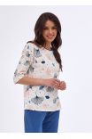 Női pizsama Cornette 147/390 Selena 3XL-5XL