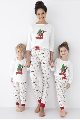 Gyerek pizsama Sensis Lillian/Olivier Christmas Kids 110-128