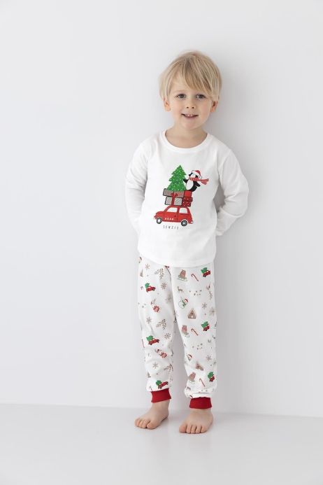 Gyerek pizsama Sensis Lillian/Olivier Christmas Kids 134-152